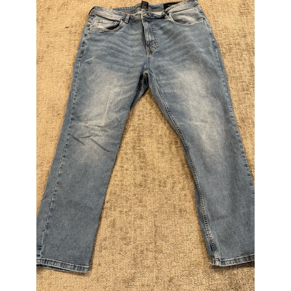 TPJ The Perfect Jean Athletic Fit Stretch Denim Blue Jeans / Men's 38x30 (E1)